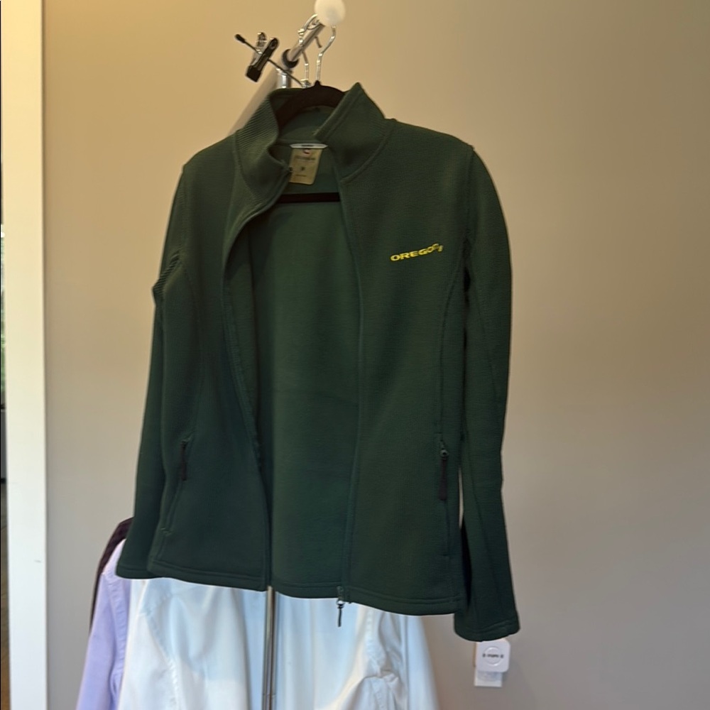 Colosseum Green Utility Jacket with High Collar